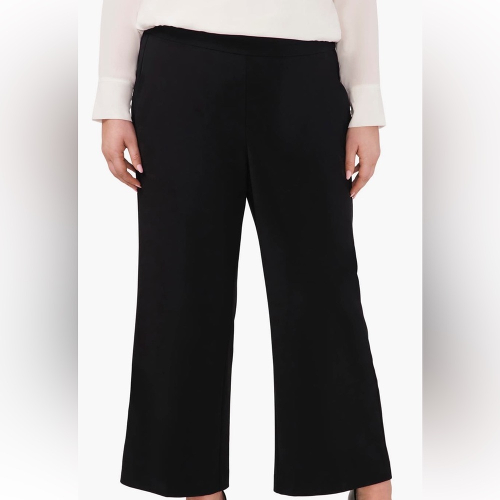 Halogen Nordstrom Brand size 1X black wide leg slacks